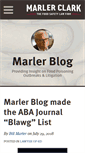 Mobile Screenshot of marlerblog.com