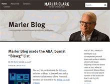Tablet Screenshot of marlerblog.com